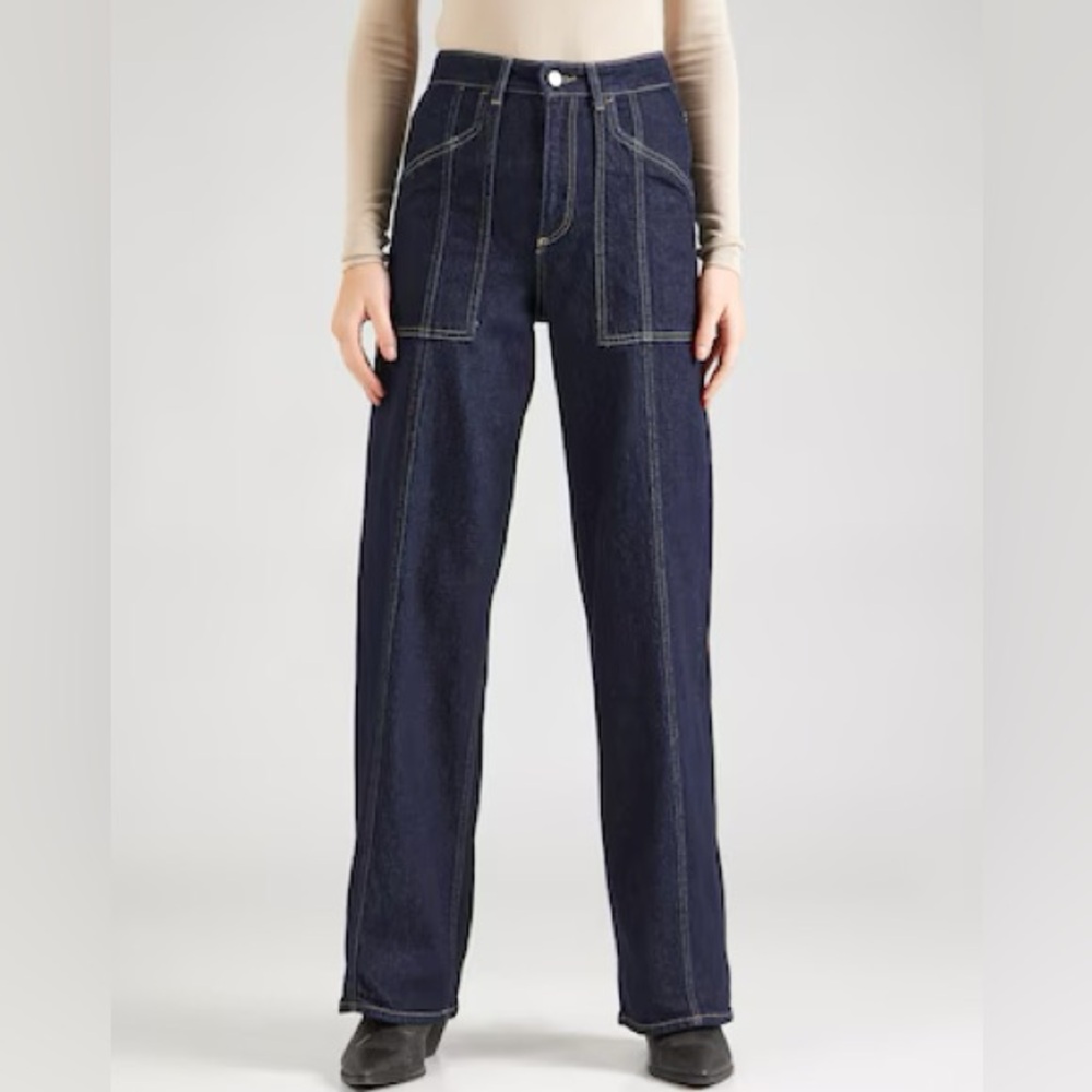 VMKATHY SUPER HIGH RISE WIDE LEG FIT JEANS - Picture 2 of 8